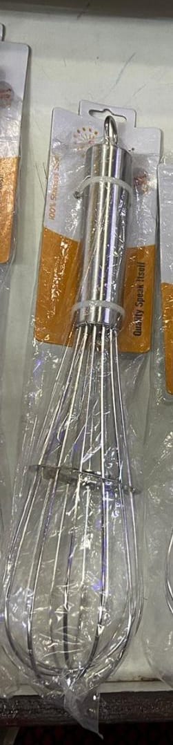 SUNGLAN STAINLESS STEEL WHISK 35 CM