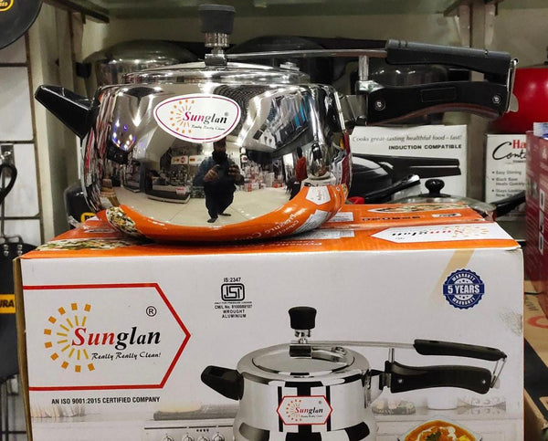 BRAND -SUNGLAN PRESENT QUANTO STAINLESS STEEL 304 SS 5LTR COOKER