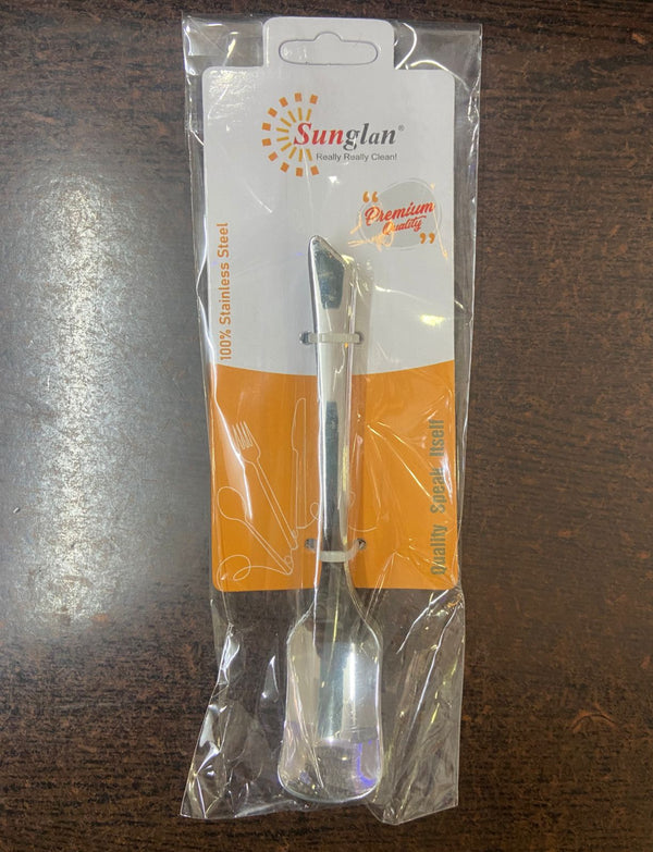 PRESENT SUNGLAN STAINLESS STEEL ICE CREAM SPOON -CROSS