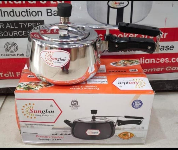 SUNGLAN APPLIANCE PRESENT SUNGLAN  COOKER  WHITE CONTURA INDUCTION BASE 2LTR